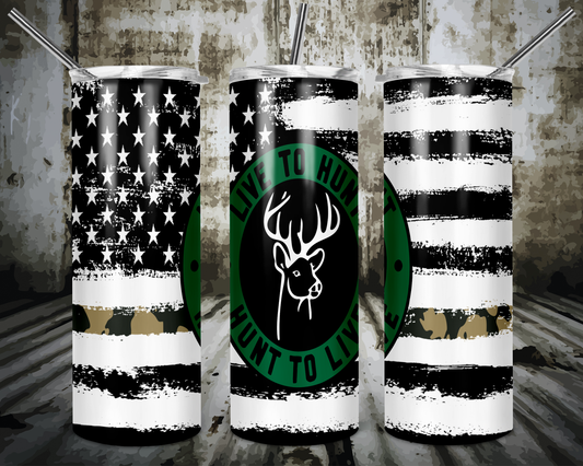 Live to hunt | Sublimation transfer