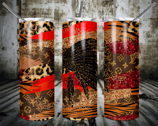 LV + head dress | Sublimation transfer