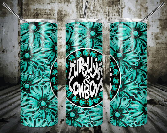 Turquoise & cowboys | Sublimation transfer