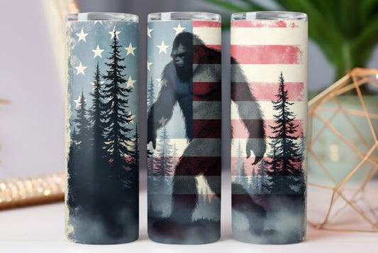 Flag + bigfoot | Sublimation transfer